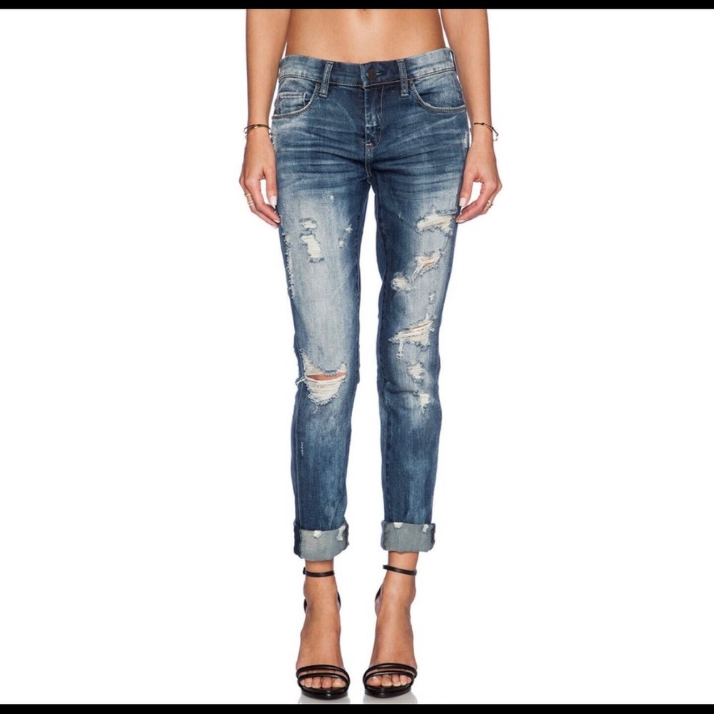 Blanknyc skinny jeans distressed